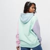 Çok Renkli Oversize Kapişonlu  Sweat Karısık Renkli