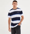 Colum T Shirt Lacivert-Beyaz