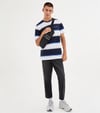 Colum T Shirt Lacivert-Beyaz
