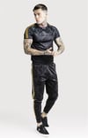 Dani Alves Şeritli Gizli Baskılı T shirt Petrol