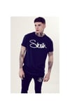 Elyazılı T-Shirt Lacivert