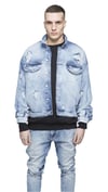 Eskitmeli  Jean  Jacket Acid Blue