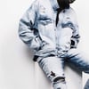 Eskitmeli  Jean  Jacket Acid Blue
