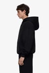 Fermuarlı Kapişonlu Sweat-Siyah