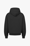 Fermuarlı Kapişonlu Sweat-Siyah