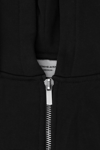Fermuarlı Kapişonlu Sweat-Siyah