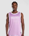 File Kumaş Spor   Oversize  Atlet-Lila
