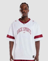 File Kumaş Spor   Oversize  T shirt-Bordo