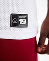 File Kumaş Spor   Oversize  T shirt-Bordo
