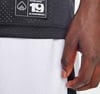 File Kumaş Spor   Oversize  T shirt-Siyah-Beyaz
