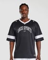 File Kumaş Spor   Oversize  T shirt-Siyah-Beyaz