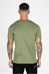 Göğsü Nakışlı TShirt Haki