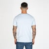 Göğsü Nakışlı TShirt Mavi Açık