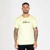 Göğsü Nakışlı TShirt Neon-Sarı