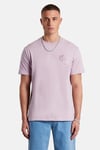 GOTHIC C RHINESTONE T-SHIRT-Lila