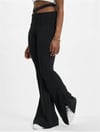 Jersey flare Pantolon-Siyah