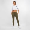 Kısa  Crop  BAsic T Shirt Beyaz