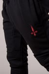 Kolları Ve Arkası Baskılı  Kapşonlu Sweat Siyah
