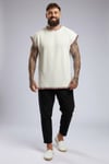Kolsuz T-shirt-Krem