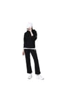 Kolu baskılı Oversize Kapişonlu Sweat Siyah