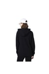 Kolu baskılı Oversize Kapişonlu Sweat Siyah