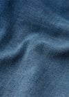 Likralı Soft Kumaş Jean Şort Mavi