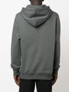 Logo Baskılı Regular  Kapişonlu Sweat-Yeşil