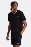 LOGO EMBROIDERED T-SHIRT-Siyah