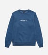 Logolu Basic Sweat Mavi