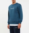 Logolu Basic Sweat Mavi