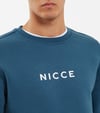 Logolu Basic Sweat Mavi