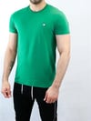 Logolu Basic T shirt Yeşil