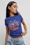 Love İs kind  Tshirt Saks Mavi