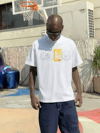 Maison T-shirt-Beyaz