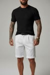 Merserize T-shirt-Beyaz