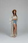 Minimal Sky Kimono-Taş