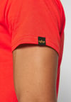 Normal Kesim Küçük Logolu T shirt Kırmızı