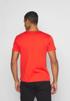 Normal Kesim Küçük Logolu T shirt Kırmızı