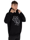 Önü FB Nakışlı  Sweat Siyah