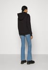 Önü Nakışlı 05 Kapişonlu Sweat Siyah
