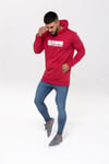 Önü Yazılı  Kapşonlu Sweat Kırmızı