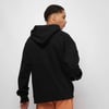 Önü Yazılı Oversize Kapşonlu Sweat Siyah
