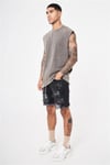 Oversize Basic  Kolsuz Atlet Antrasit-Gri