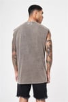 Oversize Basic  Kolsuz Atlet Antrasit-Gri