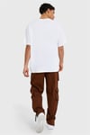 Oversize Basic Crew T shirt Beyaz