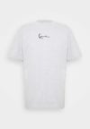 Oversize Basic  Small Logo  T shirt-Gri