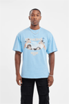 Oversize Cherhub T shirt-Mavi