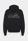 Oversize Ellese  Kapişonlu  Sweat Siyah