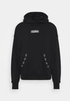 Oversize Ellese  Kapişonlu  Sweat Siyah