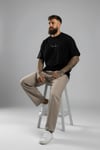 Oversize Forewer T-Shirt-Siyah